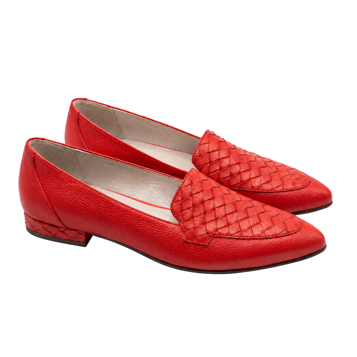 Mocasín Isabel Rojo Cherry