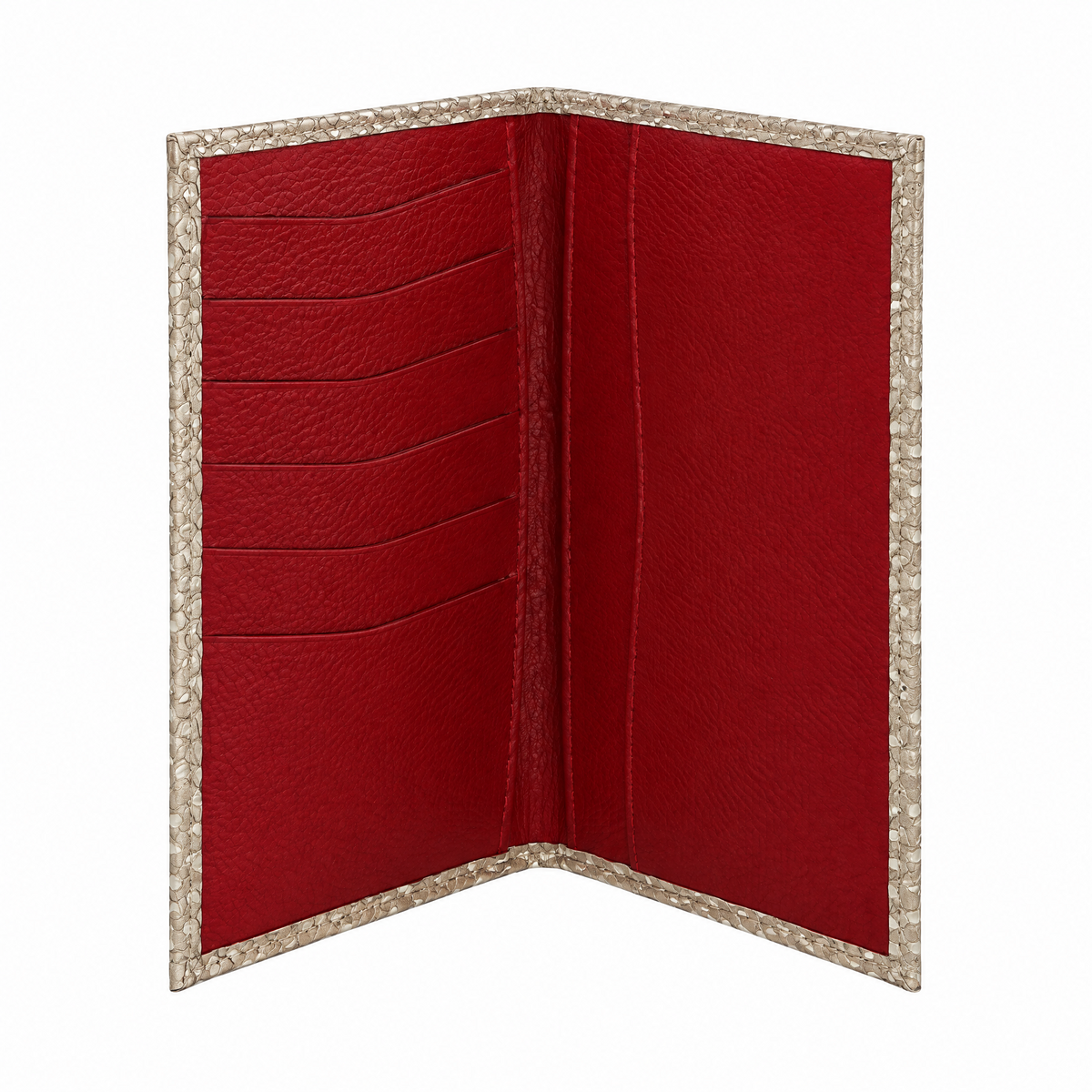 Porta Pasaporte Dorado