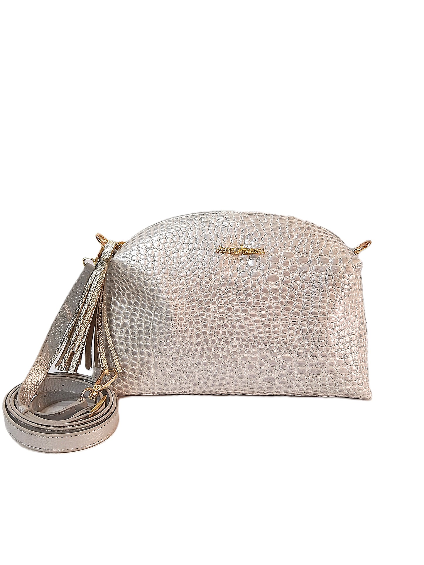 Bolso Alba Plateado.