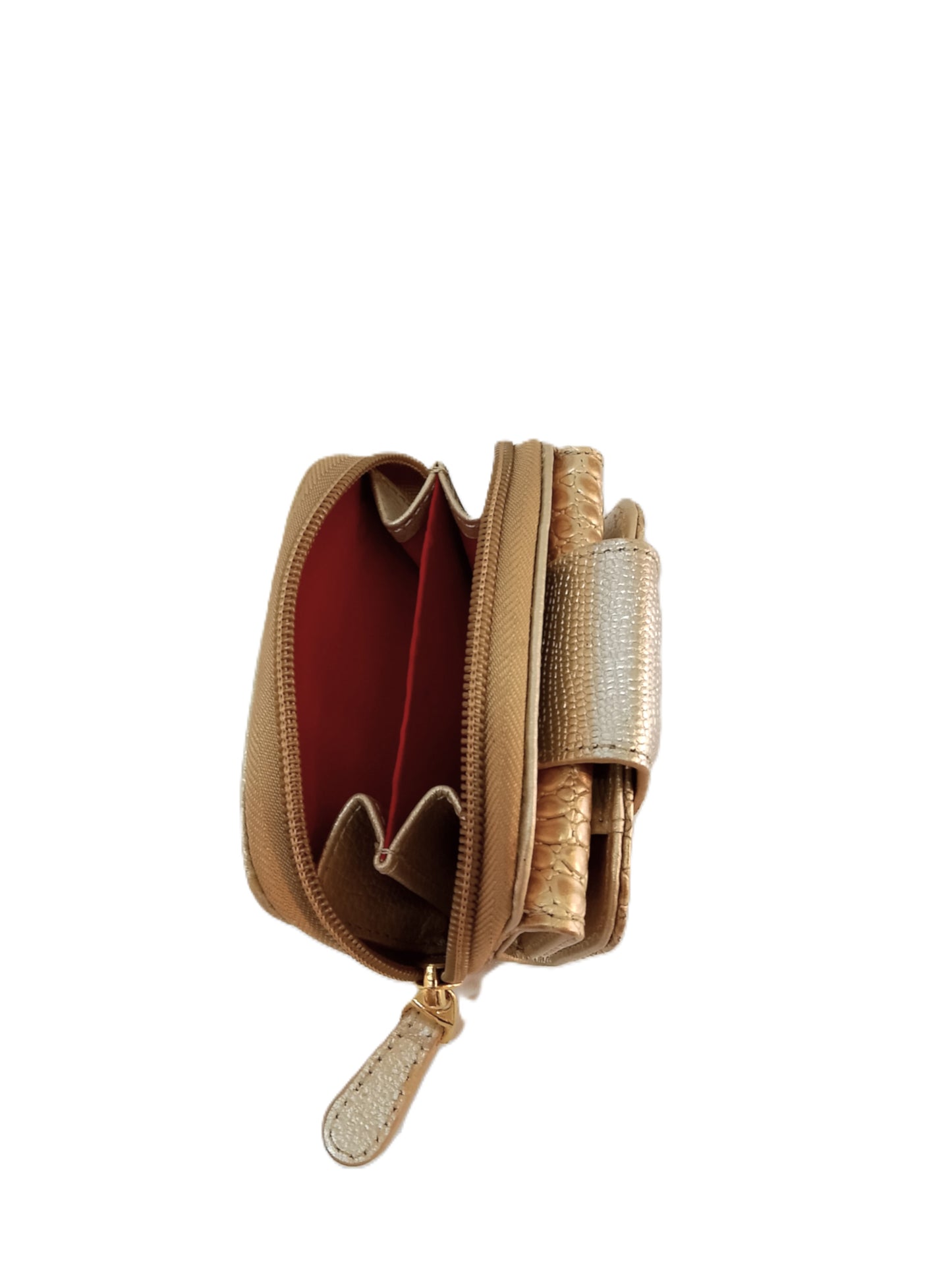 Mini Billetera Dorada