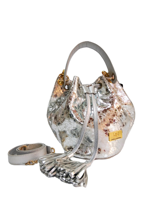 Bolso Bucket Plata