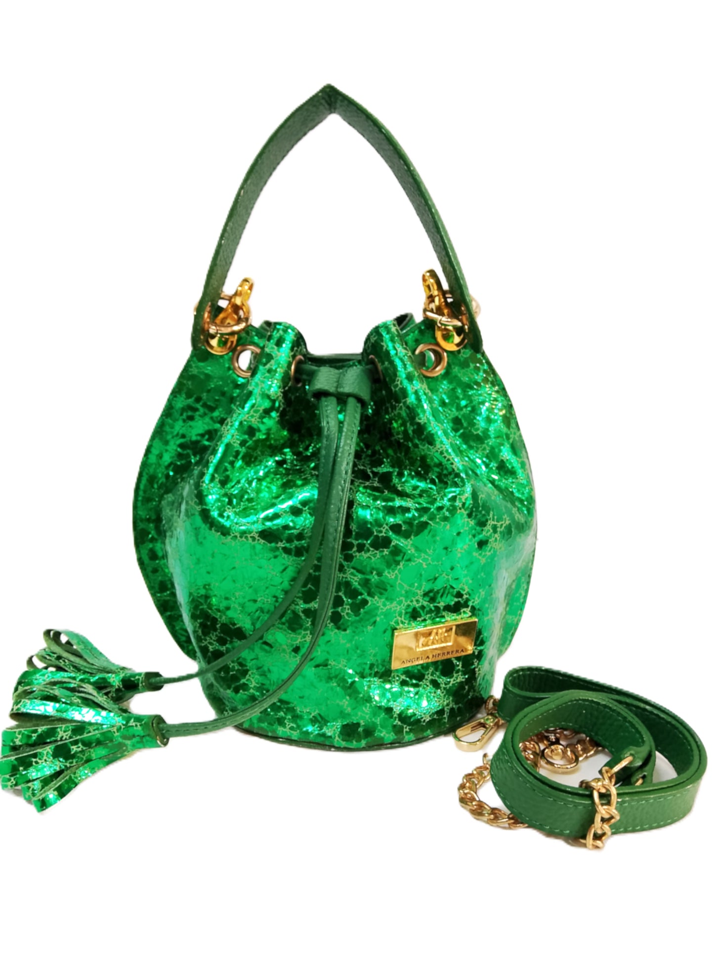 Bolso Bucket Verde Folia