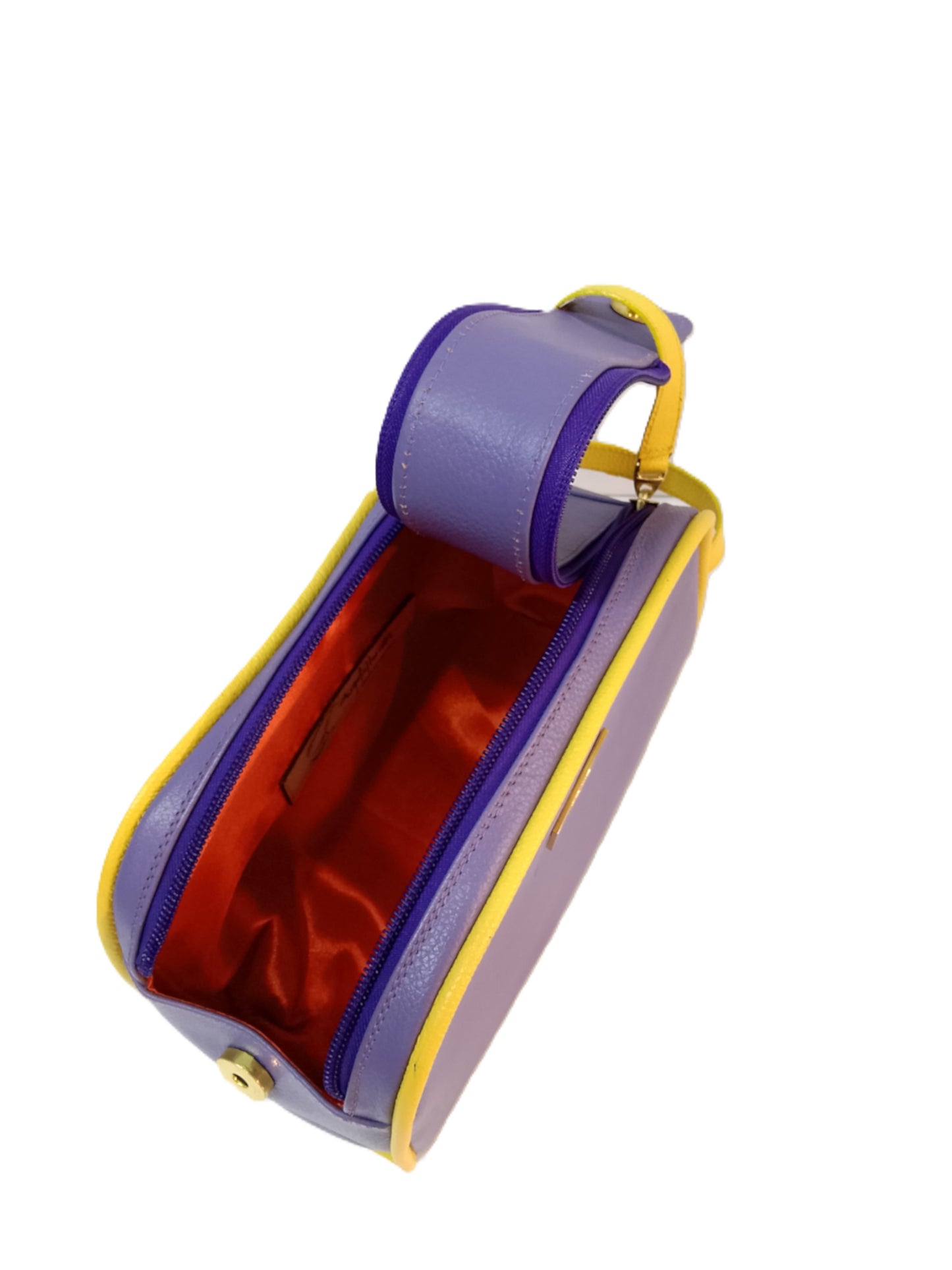 Cosmetiquera Lila Por Amarillo.