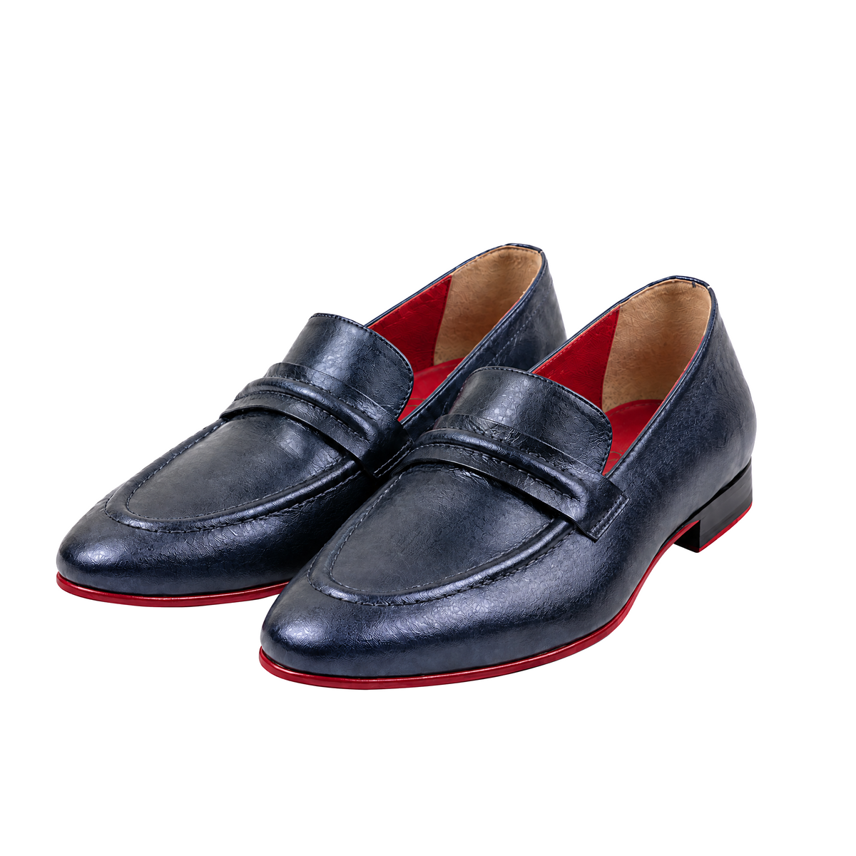 Mocasín Azul Metalizado