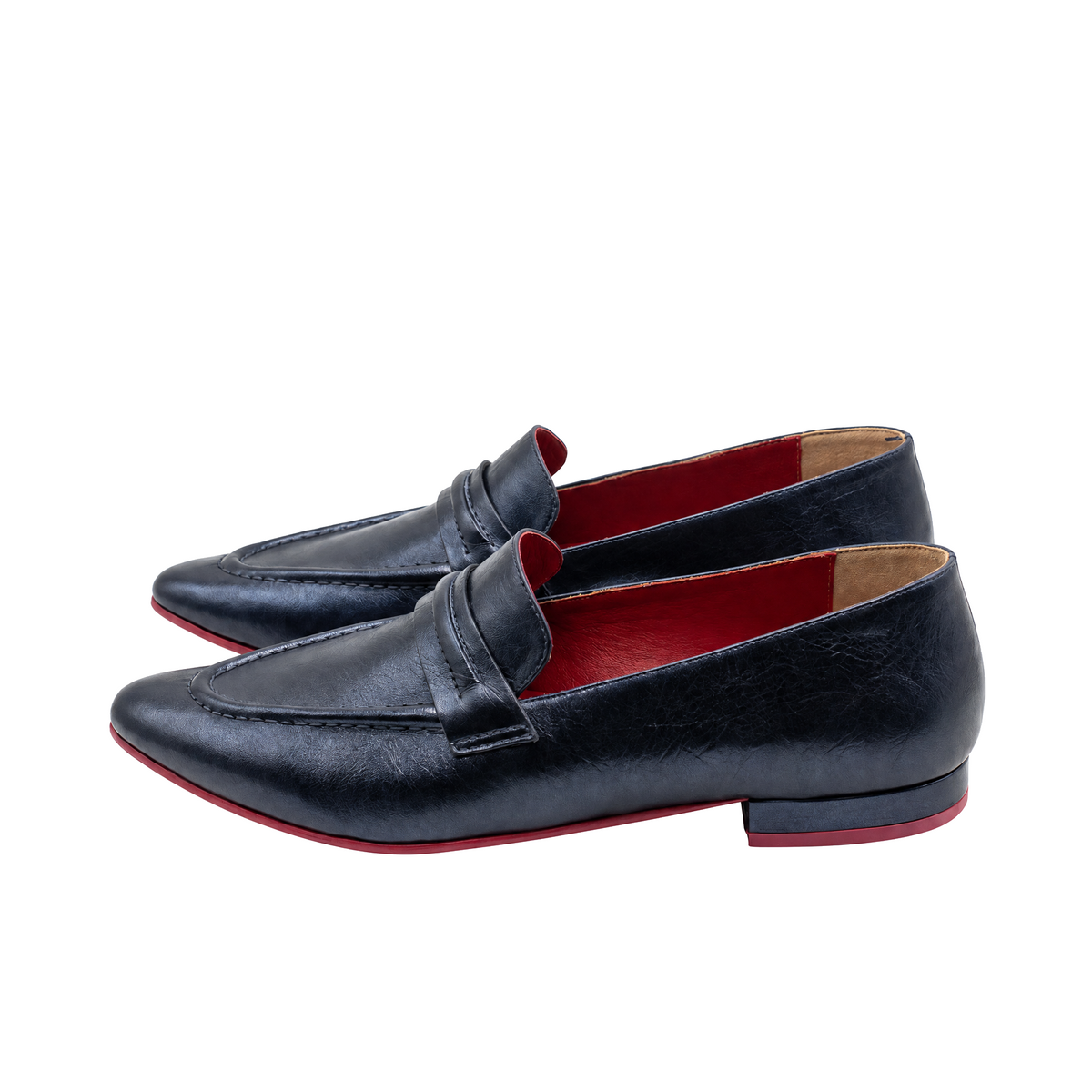 Mocasín Azul Metalizado