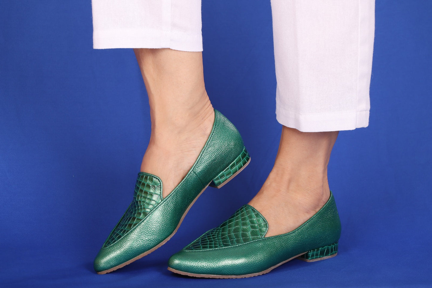 Mocasín Isabel Verde Menta