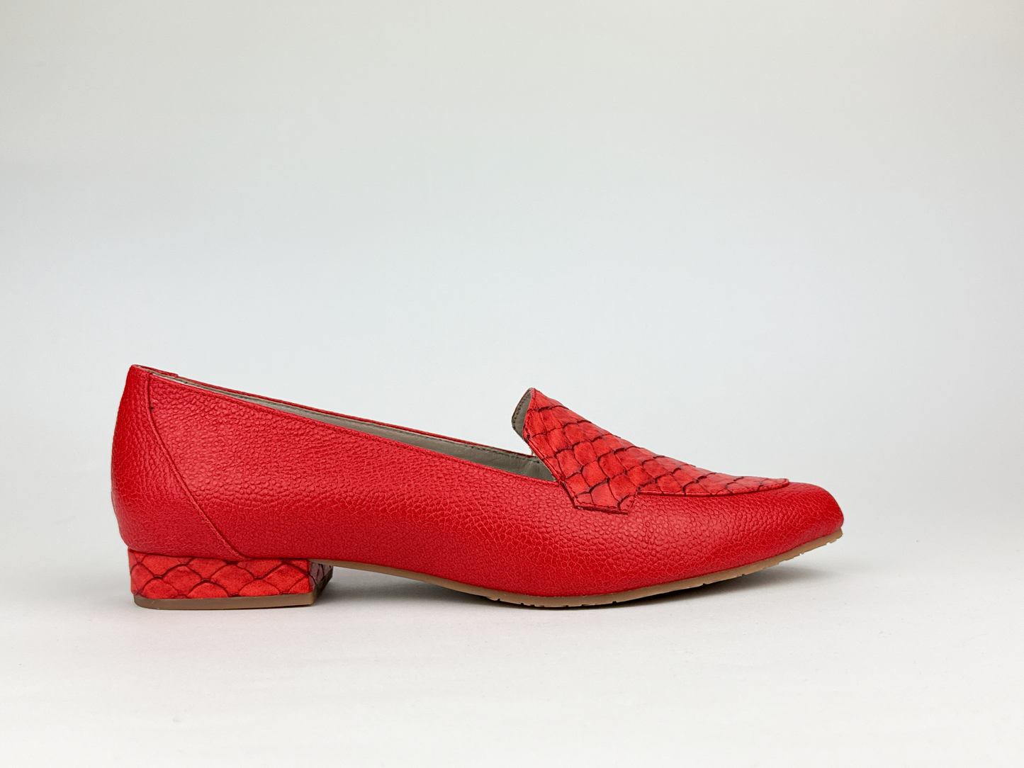 Mocasín Isabel Rojo Cherry